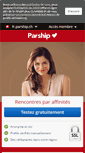 Mobile Screenshot of fr.parship.ch