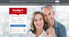 Desktop Screenshot of online.parship.fr