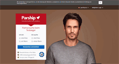 Desktop Screenshot of partner.parship.de