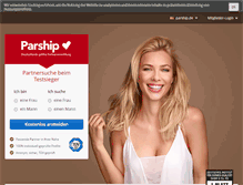 Tablet Screenshot of partner.parship.de
