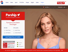 Tablet Screenshot of bluewin.parship.ch