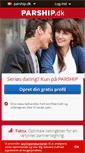 Mobile Screenshot of parship.dk