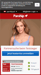 Mobile Screenshot of online.parship.at