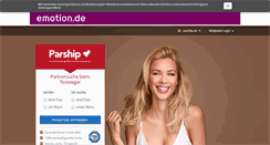 Desktop Screenshot of emotion.parship.de