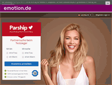 Tablet Screenshot of emotion.parship.de