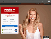Tablet Screenshot of partnersuche.parship.de