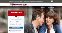 Desktop Screenshot of enfemenino.parship.es