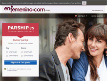 Tablet Screenshot of enfemenino.parship.es
