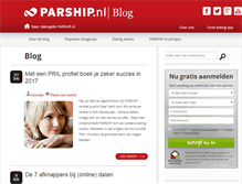 Tablet Screenshot of blog.parship.nl