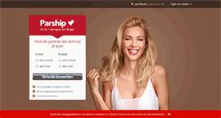 Desktop Screenshot of parship.be